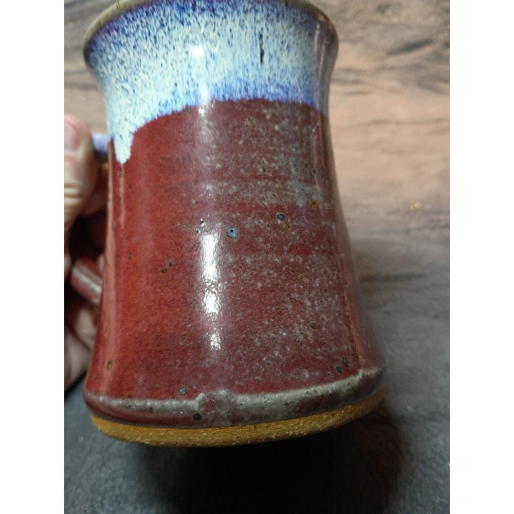Vintage Hidden Dragon Stone Ware Mug Clay Images Melissa Hogenson Art Pottery - Picture 12 of 16